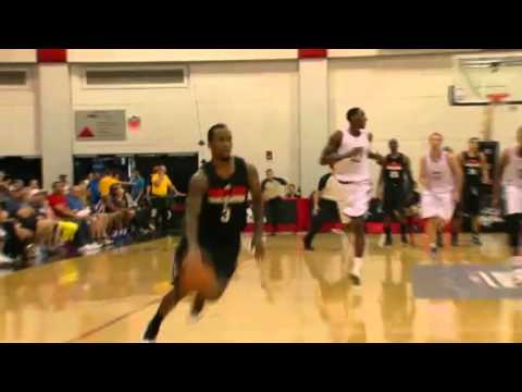 Dee Bost to Will Barton alley oop dunk