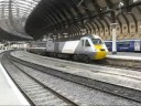 NXEC 43306 & 43320 hellfire MTU-beast departure from York (04/09/2008)