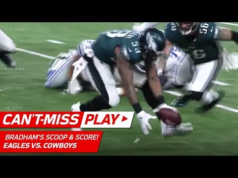 Video: Barnett Strip Sacks Prescott & Bradham Gets the Huge TD Return! | Can't-Miss Play | NFL Wk 11