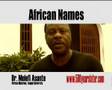 AFRICAN NAMES By Molefi Asante