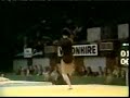 Soviet gymnast Elvira Saadi performs on floor exercise at the 1973 Champions All international gymnastics tournament.