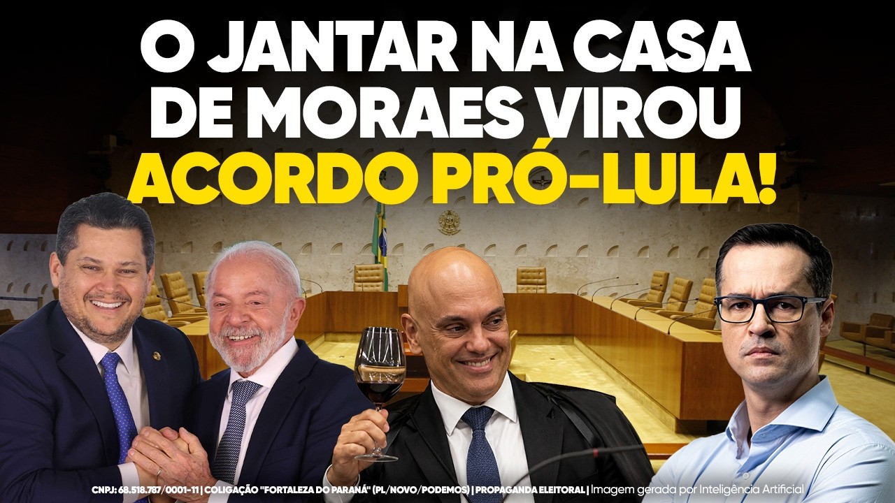 O Jantar de Moraes Virou Pacote Eleitoral do Lula!