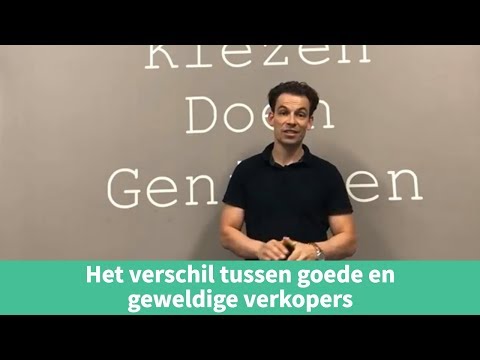 Het verschil tussen goede en geweldige verkopers