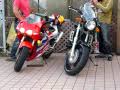 HONDA RVF400 VS X4　ホンダの名車