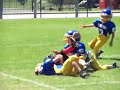 landon running the ball