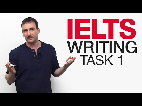 IELTS Writing Task 1 - What to write!
