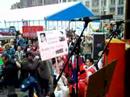 Demonstration in Holland against Bloody Crack Down in Burma