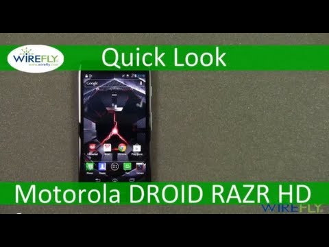 Motorola DROID RAZR HD Smartphone for Verizon Wireless Quick Look by Wirefly