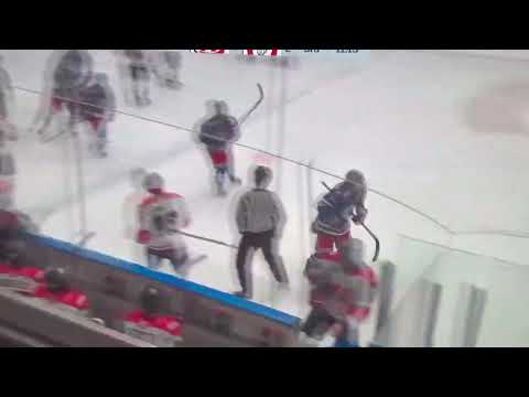 #18 Mattias Schoffner ties the game at 3-3 and with that goal secures a playoff spot for the team