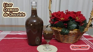 16 - Licor cremoso de chocolate