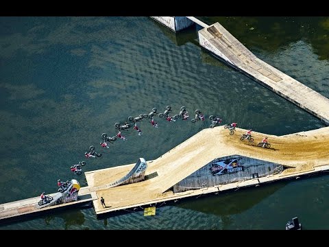 Ronnie Renner rides floating FMX course - Red Bull X-Fighters Munich 2014