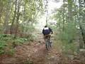 Mountain bike riding
