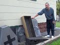 Cross burning or Halloween display?