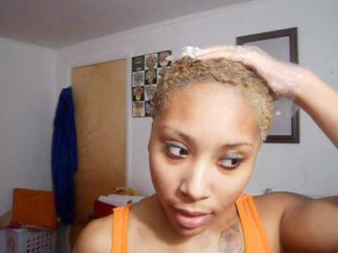 how to dye bleached hair black