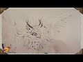 Raggedy Owly Practice Chinese Bird and Flower Painting Practice 11 09 09