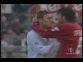 during a match on sun. jan 21 between roma and livorno, totti reacts to a vicious elbow given by the livorno player.