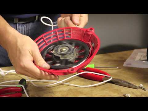 video-linktoworks-How to Replace a Pull String on a Push Mower : Lawnmower ...