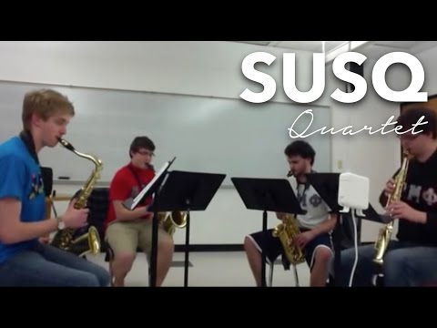 carlheanerd - This is what happens when our sax quartet gets bored. arr. for SATB quartet by Coleman Rowlett (donoteatme) Sop- Joshua Heaney Alto- Parker Adel Tenor- Cody ...