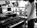 Mike Dobler (front) on synth preset rotation. Houston Guy (back) on synth and resonator neuronium control.