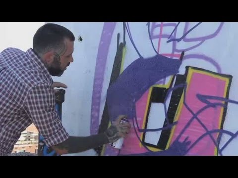 how to draw letter d'in graffiti