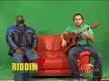 richie stephens performing live on riddim up on the green screen unplugged acoustic style on plush tv channel 118