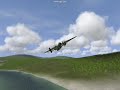 un bombardement avec ricochet en B25