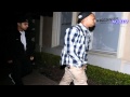 Chris brown @ Justin Biebers Birthday Party