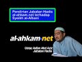 Jabatan Hadis al-ahkam.net terhadap syeikh al-Albani
