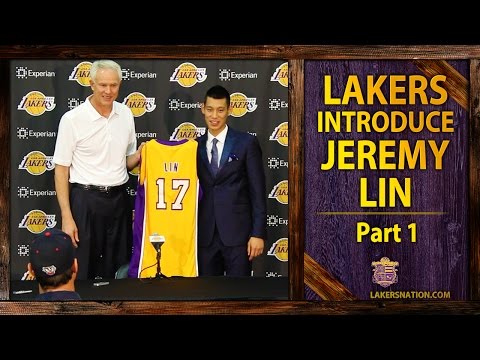 Story - Jeremy Lin's Lakers introductory press conference. GM Mitch Kupchak reveals this is the third time the Lakers have went after the young point guard. Join the Largest Lakers Fan Site in the...