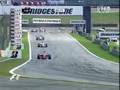 Michael Schumacher overtakes Fisichella Brazil 2006