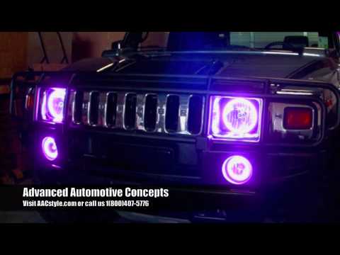 Hummer H2 ORACLE ColorSHIFT Halo Installation by Advanced Automotive Concepts