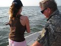 Melissa Catching a Jack Crevalle