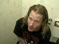 Corey Taylor on the toilet.
