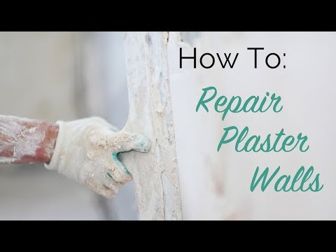 plaster repair - http://www.thecraftsmanblog.com Follow this simple process to save your historic home's original plaster walls. For the repair we used Big Wally's Plaster Ma...