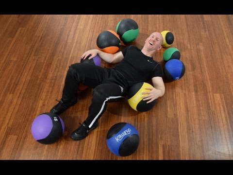 Übungen mit dem Medizinball Kraft und Stabilisation