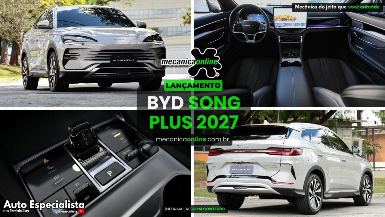 BYD Song Plus 2027 - Mais bateria, motor turbo e o MESMO preço!