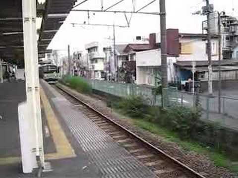JR横浜線　八王子行き　矢部駅　到着