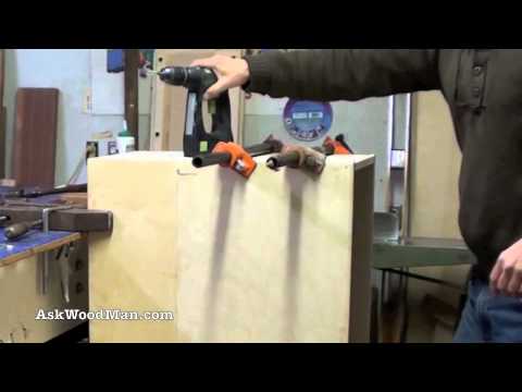 how to fasten plywood together