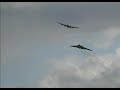 Lancaster & Vulcan XH558 Bombers Waddington Airshow 5th July