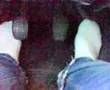 pedal pump in socks