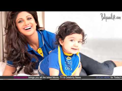 Shilpa Shetty shoots with son Viaan Raj Kundra for Hello! magazine