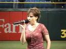 Catina Mack performs National Anthem @ Tampa Bay Rays (MLB)