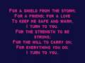 I Turn to you