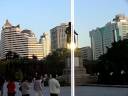 Picture saleswoman at Guanzhou Sun Yat-sen Memorial Hall