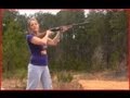 Heather Shooting 12 Gauge With Acog Site (Trap Shooting)