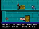 the gameplay of rolling thunder for nes. created by namco.