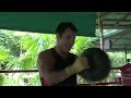 Thaiboxing Padwork with Kru Yod at Tiger Muay Thai