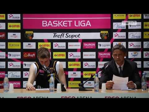 Trefl Sopot - PGE Turów Zgorzelec (mecz 2 - konferencja prasowa)