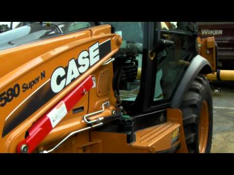 Case590 - A quick Walk around of my new machine. It has the Powershift H-type transmission, ride control, 4wd, powerlift, Front and rear quick couplers, and Air condit...