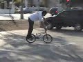 amazing BMX balancing skills. spotted in p\ amazing BMX balancing skills. spotted in p\